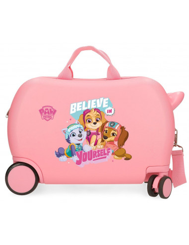 4521041 ABS ROLLING SUITCASE 4W.(2 MULTID.) 45CM. BELIEVE IN